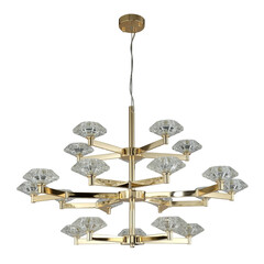 Подвесная люстра Crystal Lux Rebeca SP5+10+5 Gold, фото 